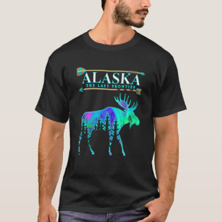 T-shirt Alaska State Pride Alaska Northern Lights Alaskan