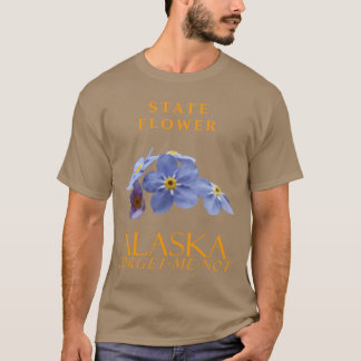 T-shirt Alaska Territoire Fleur Bleu OubliezMoiPas Wildflo