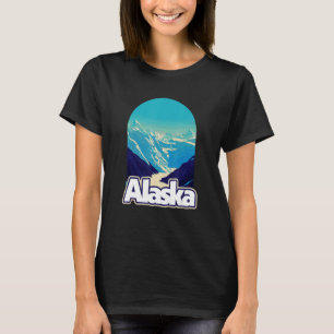 T-shirt Alaska Vintage Glaciers Mountain Outdoor 80s