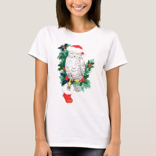 T-shirt Alaska Whimsical Christmas Wildlife (Devant)