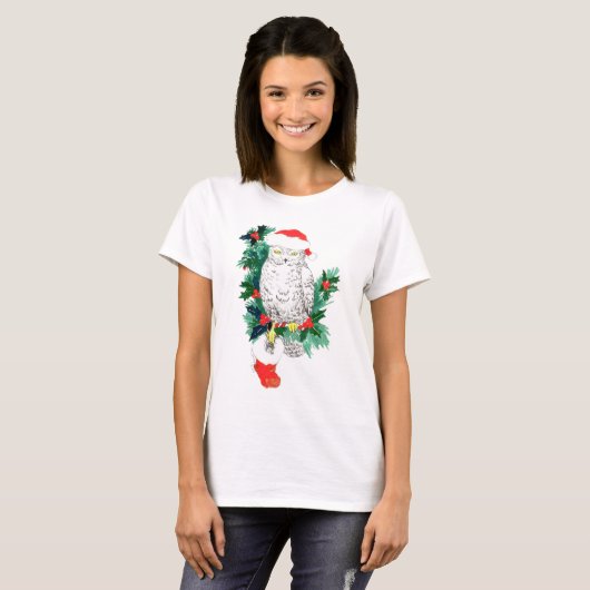 T-shirt Alaska Whimsical Christmas Wildlife (Devant entier)