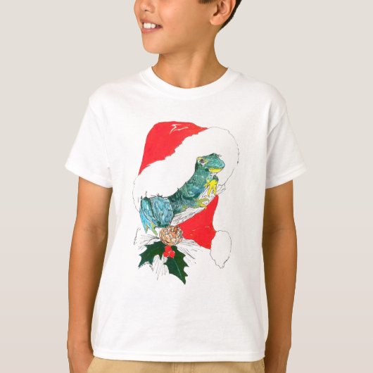 T-shirt Alaska Whimsical Christmas Wildlife (Devant)