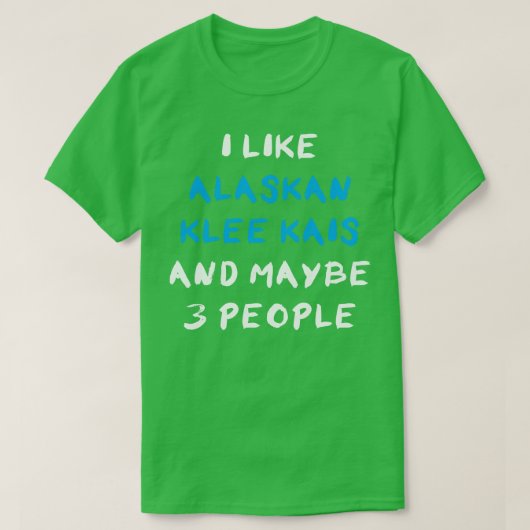 T-shirt Alaskan Klee Kai (Design devant)