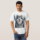 T-shirt Alaskan Malamute (Devant entier)