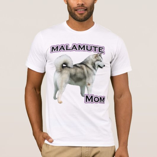 T-shirt Alaskan Malamute Maman 4 (Devant)