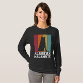 T-shirt Alaskan Malamute Vintage (Devant entier)