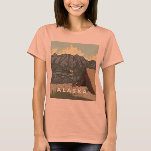 T-shirt Alaskan Mountain Adventure (Devant)