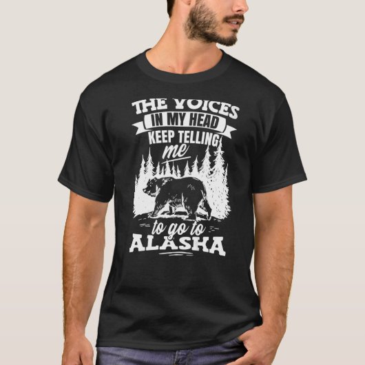 T-shirt Alaskan Wilderness Alaska Vacances (Devant)