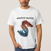 T-shirt "Alatreon : Monstre élémentaire dans Monster Hunte (Devant)