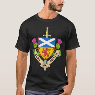 T-shirt Alba Gu Bràth Scottish Heritage Crest Inspiré