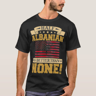 T-shirt Albania Flag Souvenirs for Albanians Men & Women