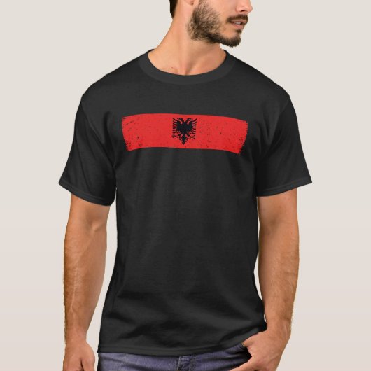 T-shirt Albanian Flag Albania Independence Day Albania Eag (Devant)