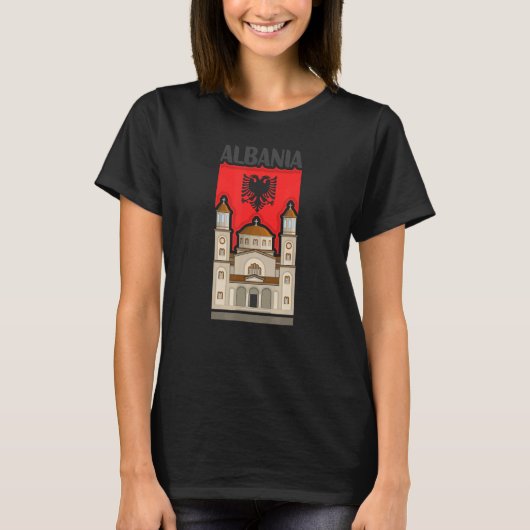 T-shirt Albanie (Devant)