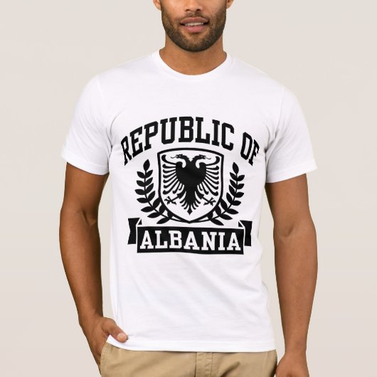 T-shirt Albanie (Devant)