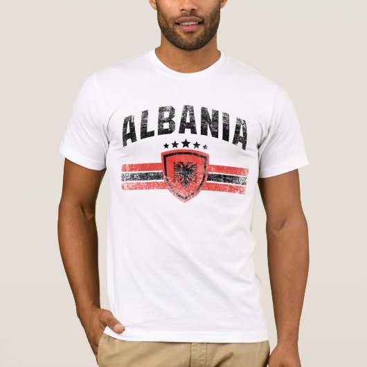T-shirt Albanie (Devant)