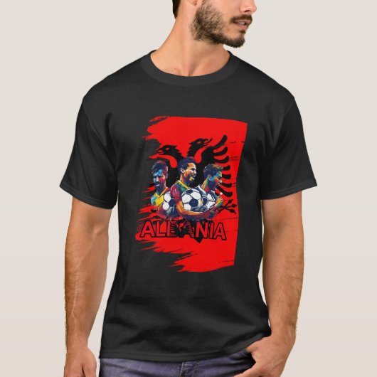 T-SHIRT ALBANIE (Devant)