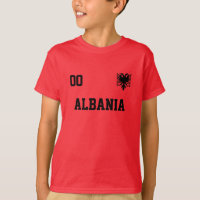 Albanie Nom Et Numéro Personnalisés Football Jerse