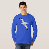T-shirt Albatros timide de Birdorable en vol (Devant entier)