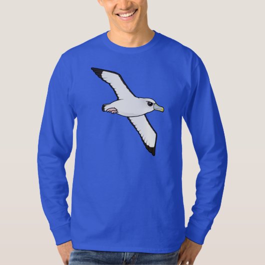 T-shirt Albatros timide de Birdorable en vol (Devant)