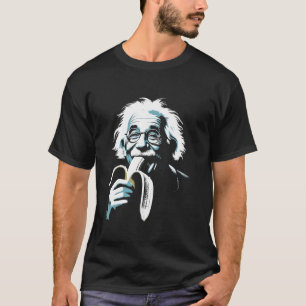 T-shirt Albert Eating Banana - Drôle Graphic Classic Art