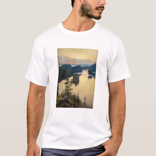 T-shirt Albert Edelfeel - Kaukola Ridge au coucher du sole (Devant)