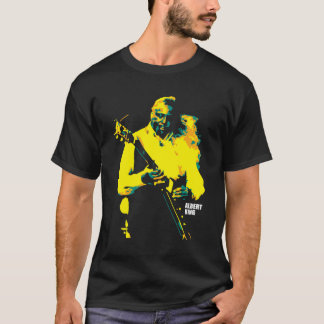 T-shirt Albert King. Albert Nelson. guitare américaine blu