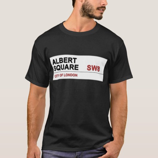 T-shirt Albert Square Londres (Devant)