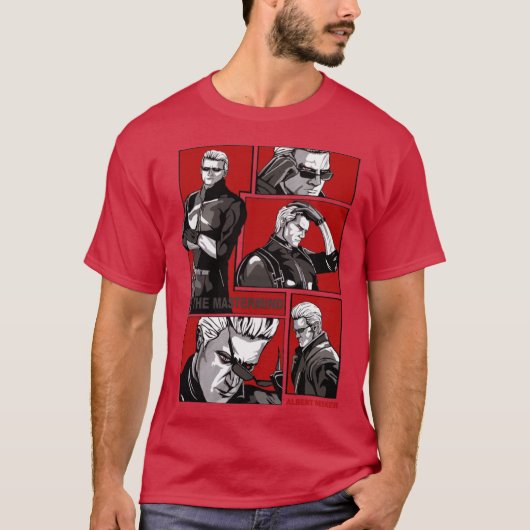 T-shirt Albert Wesker ami drôle (Devant)
