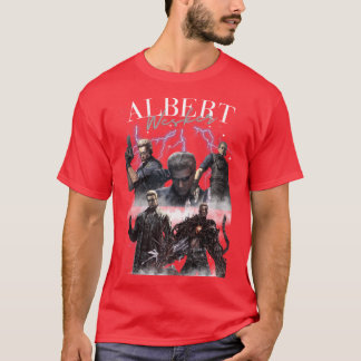 T-shirt Albert Wesker Collage Resident Evil Affiche Vidéo 