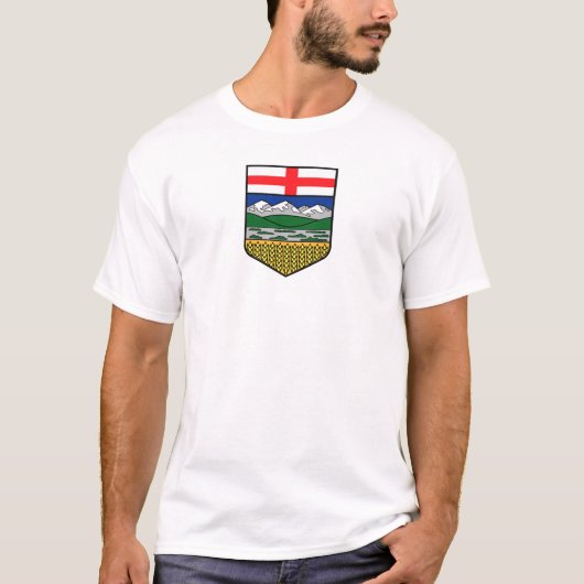 T-shirt Alberta Drapeau Canada symbole de province (Devant)