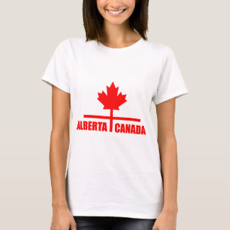 T-shirt Alberta et Canada. Ensemble forts et libres.