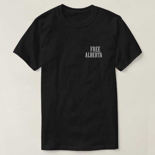 T-shirt Alberta libre (Design devant)