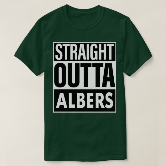 T-shirt Albiers Nom Droit Devant Albières (Design devant)