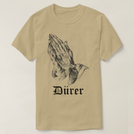 T-shirt Albrecht Drer Durer Mains de prière (Design devant)