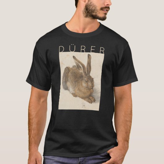 T-shirt Albrecht Dürer Young Hare Bunny Rabbit Easter (Devant)