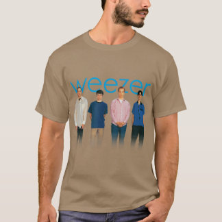 T-shirt Album bleu de Weezer