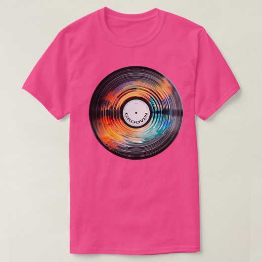 T-shirt Album Groovin Record (Design devant)