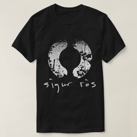 T-shirt ALBUM LOGO Sigur Ros Sticker (Design devant)