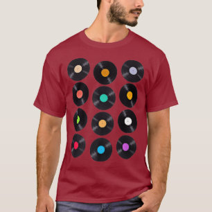 T-shirt Albums de disques de vinyle cool DJ Music Lover Re