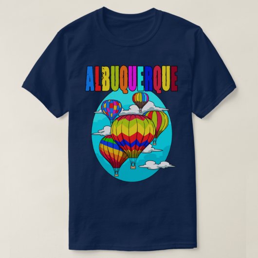 T-shirt Albuquerque Balloon New Mexico Festival Hot Air (Design devant)