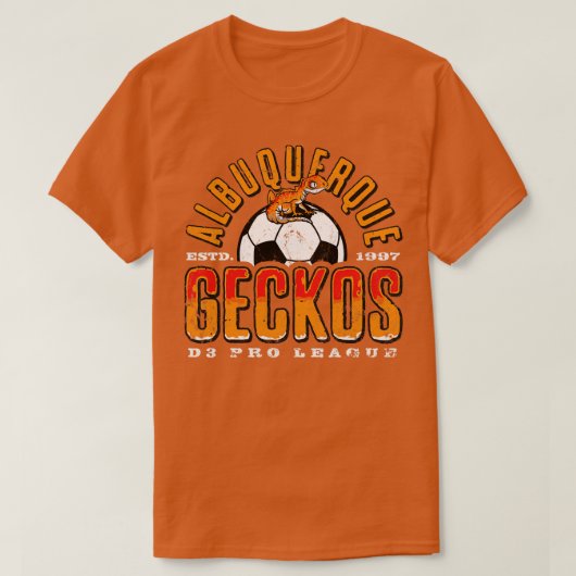T-shirt Albuquerque Geckos Soccer (Design devant)