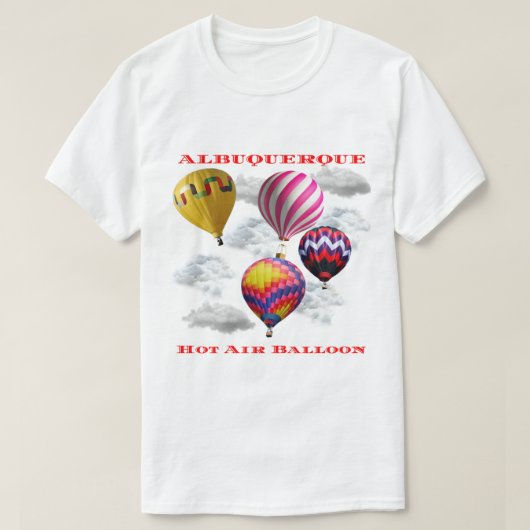 T-shirt Albuquerque Nouveau-Mexique Hot Air Balloon Fiesta (Design devant)