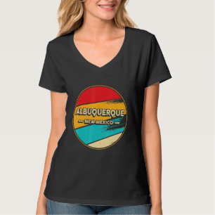 T-shirt Albuquerque Retro Vintage Sunset Us Etat Nouveau M