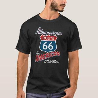 T-shirt Albuquerque Route 66 Vintage Amérique rétr