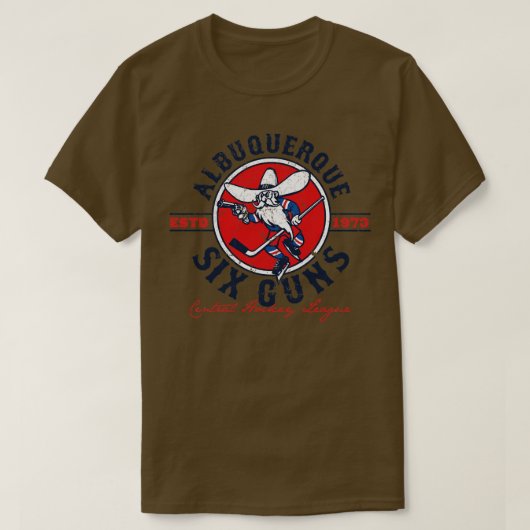 T-shirt Albuquerque Six Guns (Design devant)