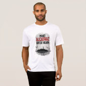 T-shirt Alcatraz Revival Club - Satire rétro (Devant entier)
