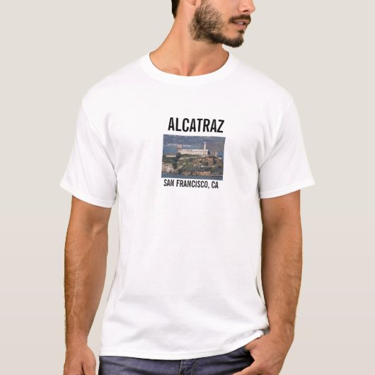 T-SHIRT ALCATRAZ, SAN FRANCISCO, CA (Devant)