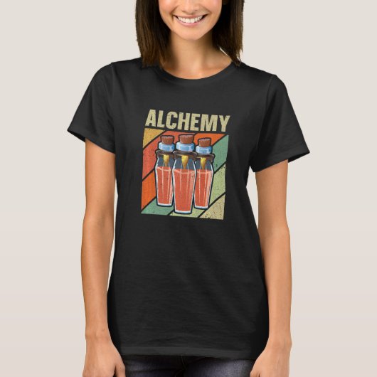 T-shirt Alchimie Alchimie Potion Chimiste Chimie Magie L (Devant)