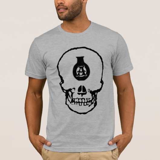 T-shirt Alchimie du crâne (Devant)