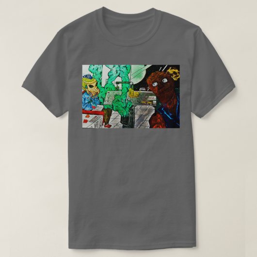 T-shirt Alchimie spatiale (Design devant)